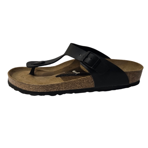 Birkenstock Gizeh Men's Black Buckle Sandals 9 - Picture 9 of 15